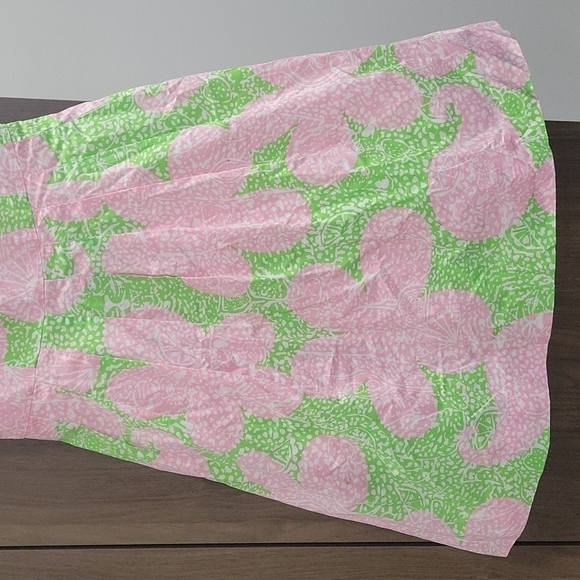 Lilly Pulitzer Lexington Dress Limeade Cheat Ya-Size 00(XXS) - Picture 12 of 15